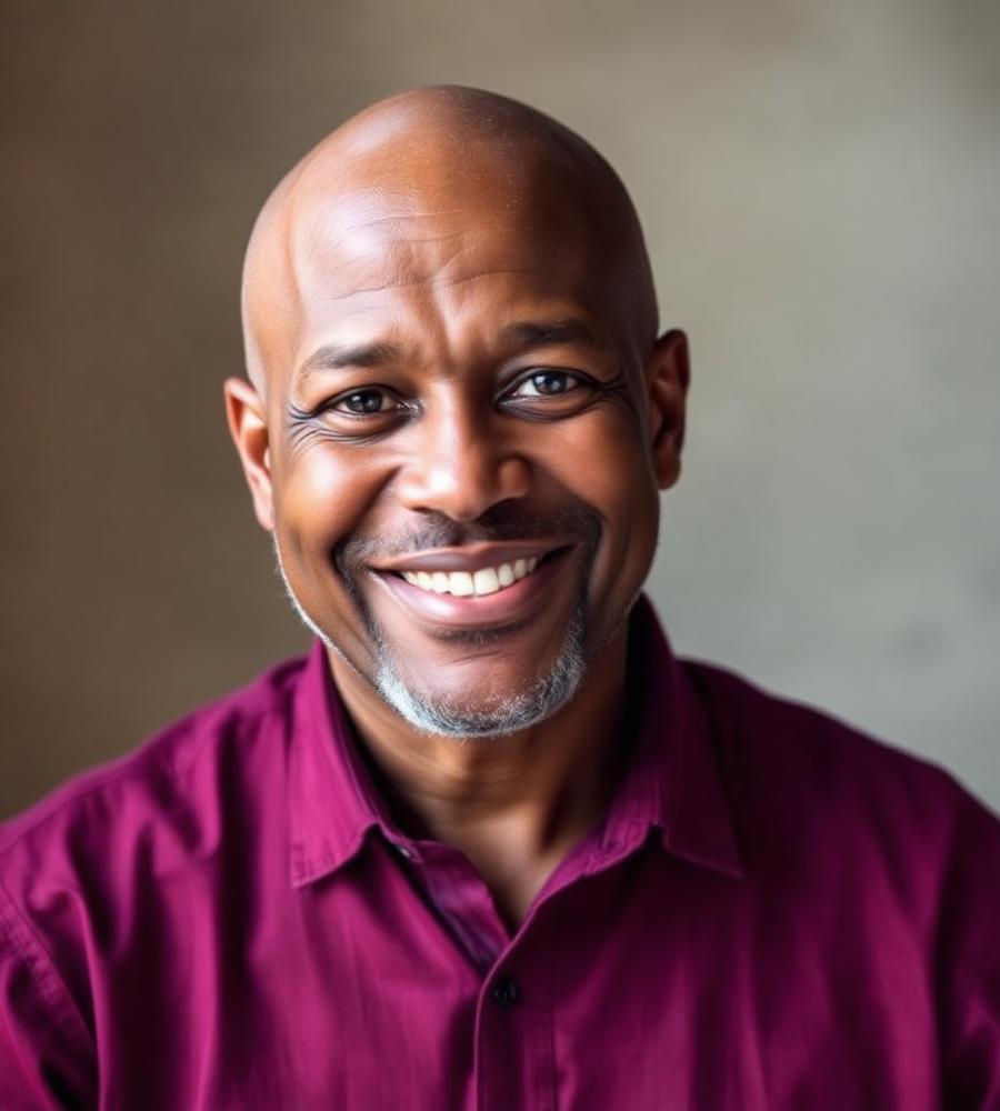 Portrait of storyteller Bevin Magama